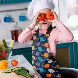 Elephant Pattern Schort