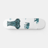 Elephant Pattern Skateboard (Horizontaal)