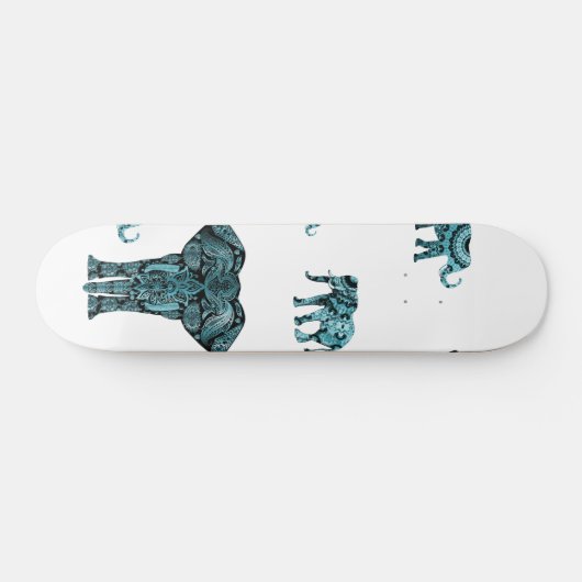 Elephant Pattern Skateboard (Horizontaal)
