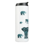 Elephant Pattern Thermosbeker (Gedraaid links)