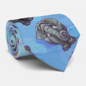 Elephant Patterns Stropdas (Opgerold)