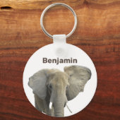 Elephant Personal Name Sleutelhanger (Achterkant)