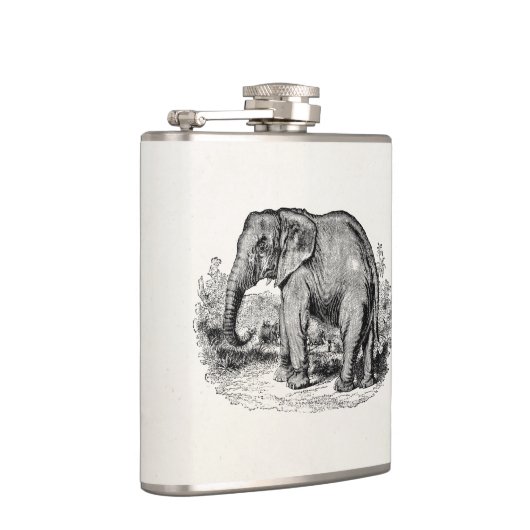 Elephant Personalized Elephanides Animals Heupfles (Rechts)