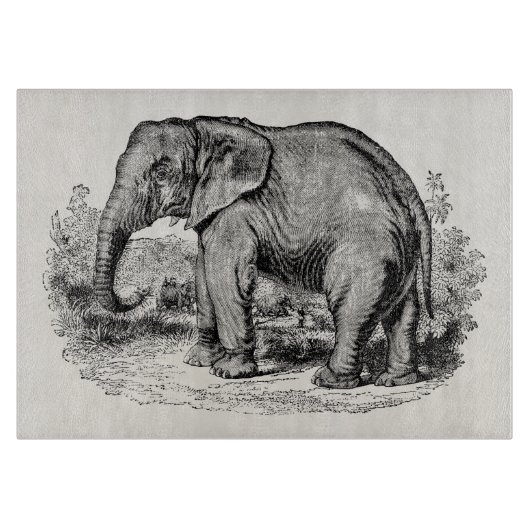  Elephant Personalized Elephanides Animals Snijplank (Voorkant)