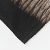 Elephant Photo Afbeelding Monogram Fleece Deken (Hoek)