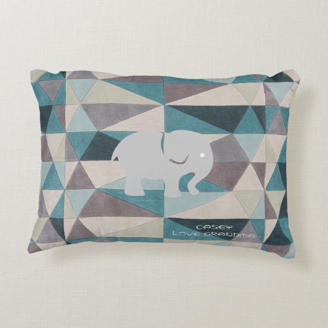 ELEPHANT PILLOW DECORATIEF KUSSEN (Achterkant)