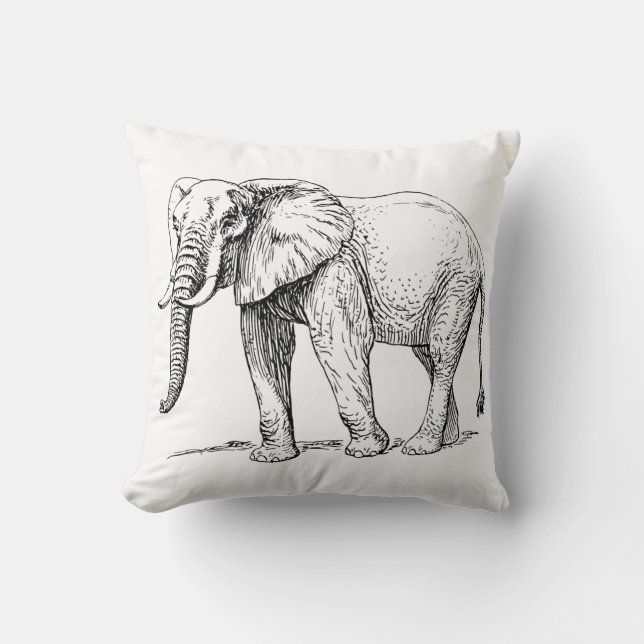Elephant pillow kussen (Voorkant)