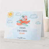 Elephant Pilot Birthday Folded Bedankt voor je kaa (Achterkant)