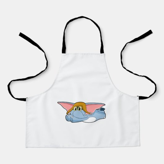 Elephant Pilot Pilot pet Schort (Voorkant)