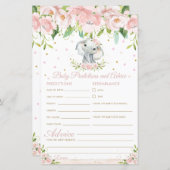 Elephant Pink Floral Baby (Voorkant / Achterkant)