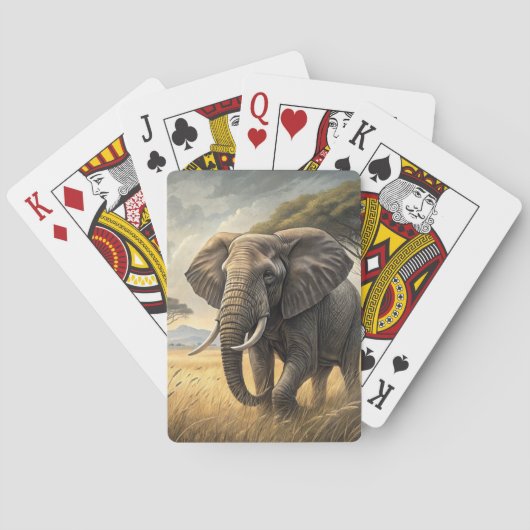 Elephant Pokerkaarten (Achterkant)
