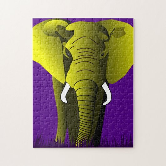ELEPHANT POP ART JIGSAW PUZZLE (Vertical)