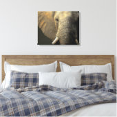 Elephant Portrait Canvas Afdruk (Insitu (Slaapkamer))