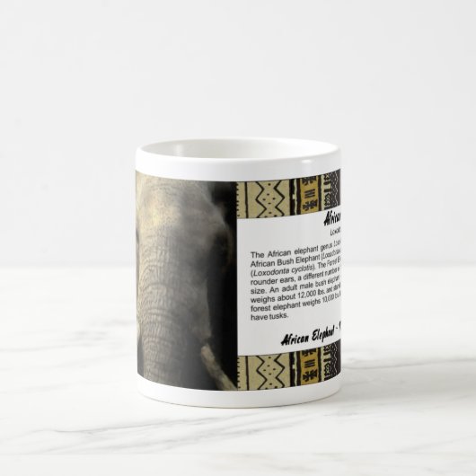 Elephant Portrait Koffiemok (Center)