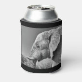 Elephant portret blikjeskoeler (Blikje Achterkant)