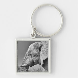 Elephant portret sleutelhanger