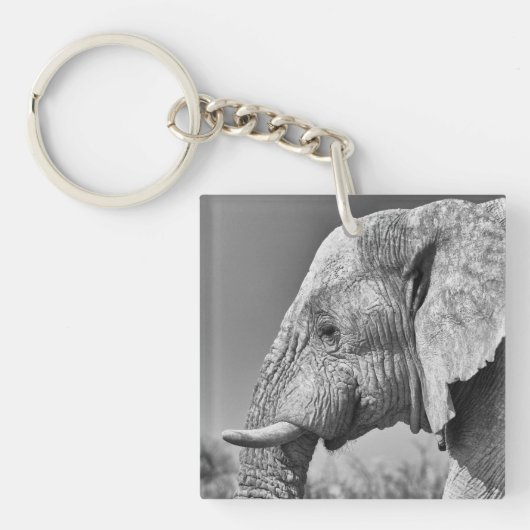 Elephant portret sleutelhanger (voorkant)