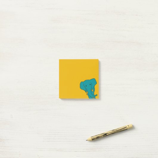 Elephant Post-it® Notes (Op bureau)