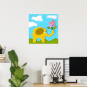 Elephant Poster (Thuiskantoor)