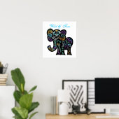 Elephant Poster (Thuiskantoor)