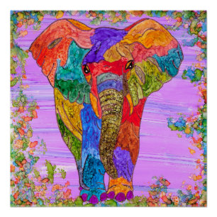 Elephant Poster 20 x 20 inch Perfect Poster