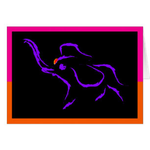 Éléphant pourpre courant