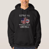 Elephant Pox The Disease That Devastated America Hoodie (Voorkant)