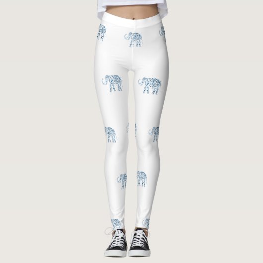 Elephant print leggings (Voorkant)