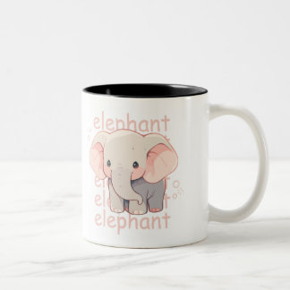 Eléphant Print Mug