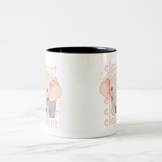 Eléphant Print Mug (Centre)