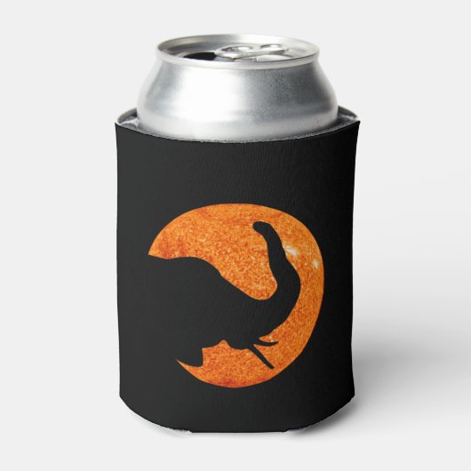 Elephant Profile Solar Eclipes Blikjeskoeler (Blikje Voorkant)