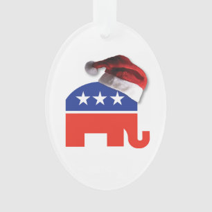 Eléphant républicain portant un Casquette du Père
