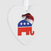 Eléphant républicain portant un Casquette du Père  (devant)
