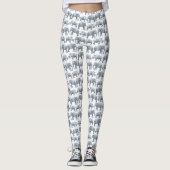 Elephant Rhino-Waterverf Leggings (Voorkant)