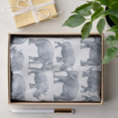 Elephant Rhino-Waterverf Tissuepapier (Geschenk)