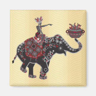 Elephant Rider Magneet