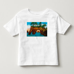 Elephant Rock aan de kust van Washington Kinder Shirts