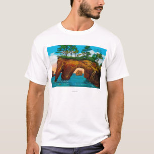 Elephant Rock aan de kust van Washington T-shirt