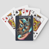 Elephant Rock Star Monogram Kinder Match Game Pokerkaarten (Achterkant)