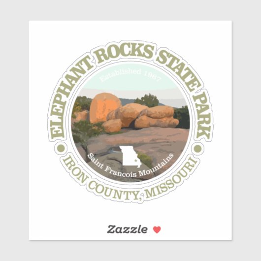 Elephant Rocks SP Sticker (Vel)