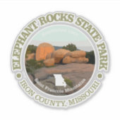 Elephant Rocks SP Sticker (Voorkant)