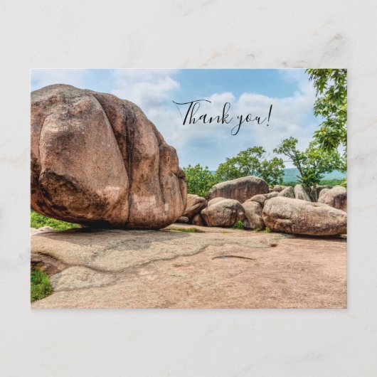 Elephant Rocks State Park Dank u Briefkaart (Voorkant)