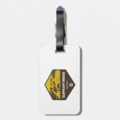 Élephant Rocks State Park Missouri Bagagelabel (Achterkant verticaal)