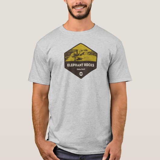 Élephant Rocks State Park Missouri T-shirt (Voorkant)