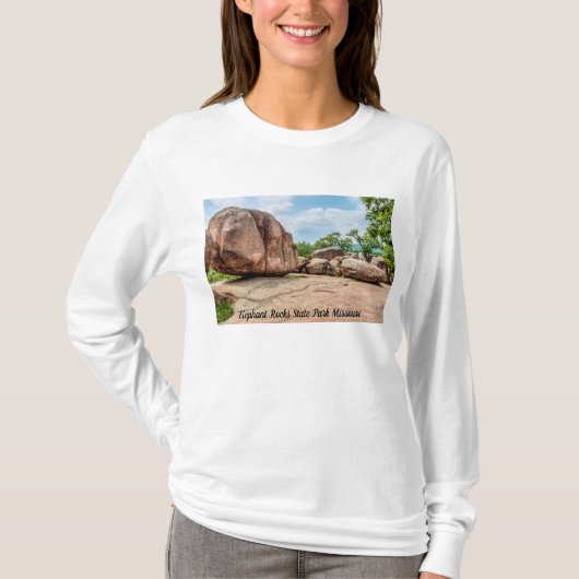 Elephant Rocks State Park T-shirt à manches longue (Devant)