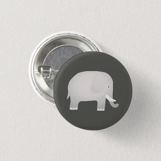 Elephant Ronde Button 3,2 Cm (Voorkant /achterkant)