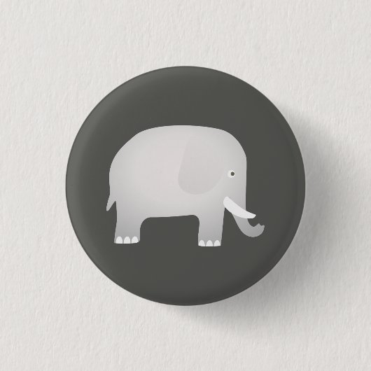 Elephant Ronde Button 3,2 Cm (Voorkant)