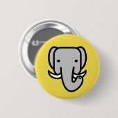 Elephant Ronde Button 5,7 Cm (Voorkant /achterkant)