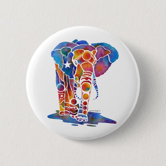 Elephant Ronde Button 5,7 Cm (Voorkant)