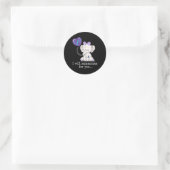 Elephant Ronde Sticker (Tas)